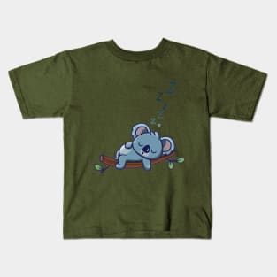 Koala sleeping Kids T-Shirt
